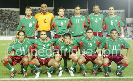 l'equipe du maroc