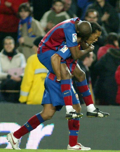 ronaldinho et eto'o
