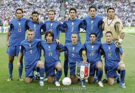 l'équipe d'italie
